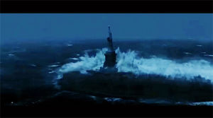climate change,statue of liberty,day after tomorrow,hassanrohani,storm,bravery