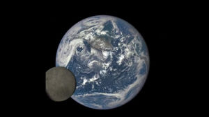 moon,earth,photobombing