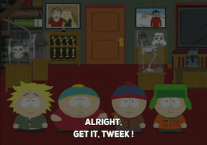 lol,eric cartman,stan marsh,kyle broflovski,anger,tweek,pixel animation,thonk