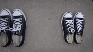 converse,shoes,soulpancake,growing up,going there,big and little,big shoes to fill
