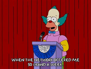 angry,season 14,upset,episode 9,mad,krusty the clown,unhappy,14x09