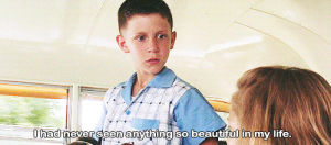 forrest gump,movie,cute,girl,boy,beautiful,bus,romantic,sorry about the coloring