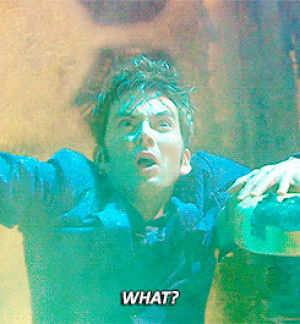whats going on,confused,doctor who,what,shocked,shock,how,david tennant,huh,dr who,cece meyers