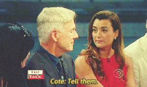 cotes so adorable i will eat that face,ncis,tv,cote de pablo,mark harmon,or photoshops,i love their relationship i cry,if theres a typo error its my fault
