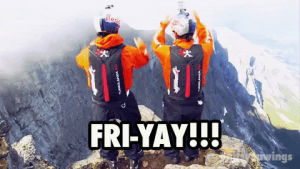 tgif,red bull,weekend,viernes,happy,party,yeah,friday,awesome,yay,happy dance,gifsyouwings,yeww