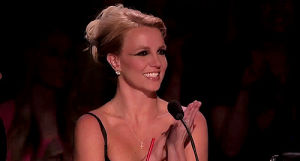 tv,television,britney spears,britney,clapping,applause,clap,x factor,the x factor,x factor us,the x factor us