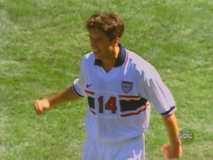 celebration,win,celebrate,cheer,costa rica,1997,fist pump,ussoccer,wcq,mnt,world cup qualifying,mntvcrc,what is wrong with me,post game,im kicking my ass