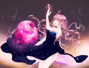 manga,anime,girl,pretty,beautiful,stars,light