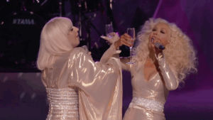 gaga,best,online,moments,from,lady,voice,christina,aguilera,duet,erobertsedit