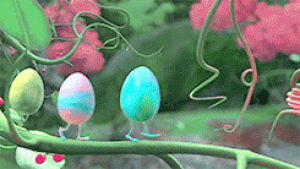eggs,easter bunny,rise of the guardians,easter eggs,bunny,animation,colors,flowers