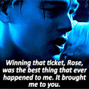 Titanic movie quotes king of the world GIF - Find on GIFER