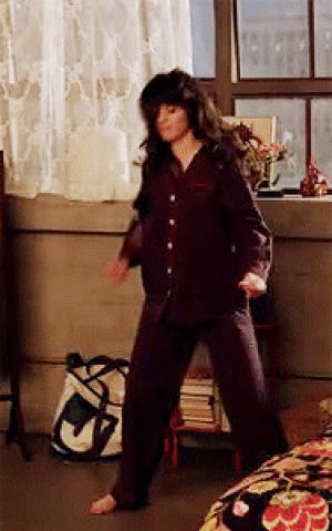 freedom,dance,friday,crazy,actress,new girl,movie,zooey deschanel,home alone,free apartment