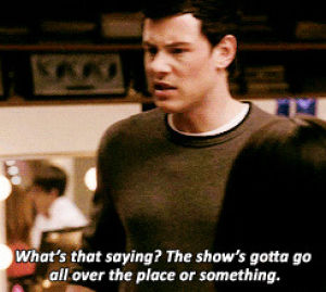 finn hudson,the show must go on,glee quotes,glee,show,cory monteith,jacqueline sha,2kclub