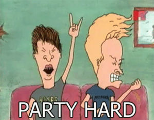 beavis and butthead,party hard