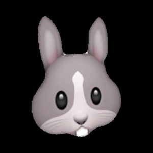 easter,transparent,bunny,emoji,rabbit