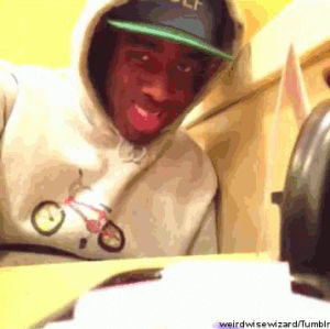 tyler the creator,funny,rap,celebrity,odd future,rapper,funny face,wolf gang,hip,tyler the creater,dope shit,funny as shit