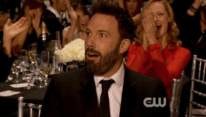 shocked,ben affleck,what,applause,omg,wut