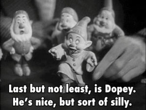 snow white and the seven dwarfs,dopey,walt disney,disney,1930s,30s,vintage disney,1938