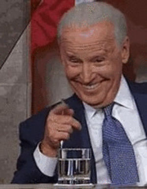smiling,joe biden,pointing,i see what you did there