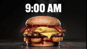 carls jr,breakfast burger,cheeseburger,breakfast,excited,day,night,hungry,burger,dinner,yum,lunch,nom,all day,every day,carlsjr
