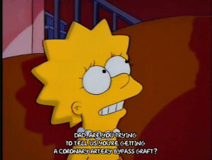season 4,lisa simpson,episode 11,scared,couch,4x11