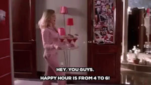 happy hour,amy poehler,mean girls,mean girls movie,hey you guys,four to six,happy hour is from 4 to 6,4 to 6