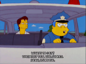 police,sad,episode 10,season 12,chief wiggum,cop,12x10