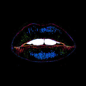neon,trippy,lips,mouth,makeup,colors,lovely,weird,lights,nice