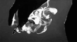 smoke,cigarrete,smoking,black and white,vintage,retro,nicotine