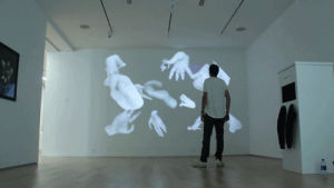 gesture,art,tech,hand,collage,installation,projection