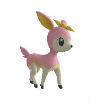pokemon,i love it,transparent,pink,oink,its so cute,deerling,spring is always the cutest