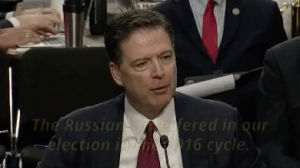 james comey,senate,hearing,comey,comey hearing,comeyhearing,the russians interfered in our election in the 2016 cycle