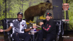 desus and mero,funny,lol,reactions,what,laughing,laugh,curved,curve ball