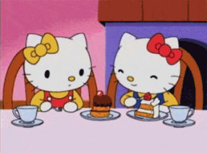 hello kitty,sisters,twins,eating,hello kitty s,got 4g,this might be my fav tyrion scene in season onemight