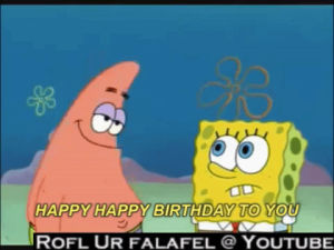 patrick,happy,birthday,star,spongebob