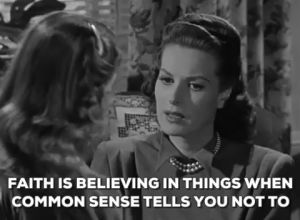 miracle on 34th street,maureen ohara,christmas movies,classic film,faith,1947,faith is believing in things when common sense tells you not to