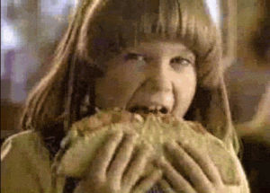 girl,commercial,eating,smiling,hungry,taco,tacos