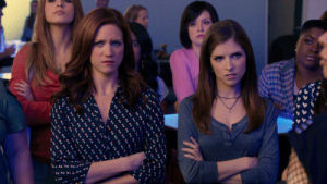 brittany snow,anna kendrick,barden bellas,bechloe,movie,pitch perfect,pitch perfect 2,bellas