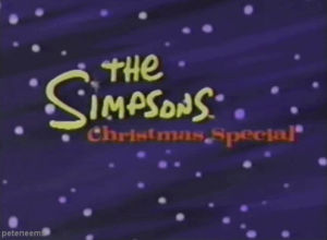 90s,christmas,cartoon,cartoons,simpsons