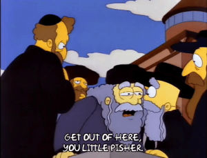 rabbi hyman krustofsky,season 3,bart simpson,episode 6,mad,3x06,outrage,uummy
