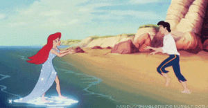 i love you,sea,princess,the little mermaid,mermaid,sand,red hair