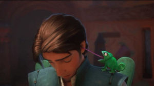 funny,flynn rider,pascal,movies,animation,animals,disney,lovey,adorable,tangled,films,surprise,frog,hypnotic,amusing,chameleon,startled,princes