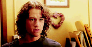 heath ledger,10 things i hate about you,film,x,currently watching,i feel obligated to everything now,life is a