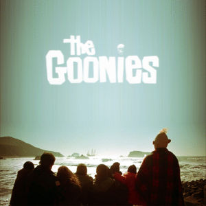 the goonies,1985,movies,vintage,beach,sloth,truffle shuffle,i love you chunk