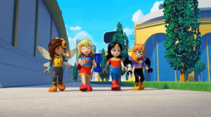 bff,oops,superhero,friends,dc,flash,thanks,lego,wonder woman,ouch,ugh,fast,squad,accident,oh no,yikes,batgirl,clumsy,bumblebee,spill,dc super hero girls,careful,lego dc super hero girls,thanks a lot,what have you done