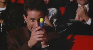 pez dispenser,jerry seinfeld,tv show,applause,clapping,seinfeld,classic tv shows