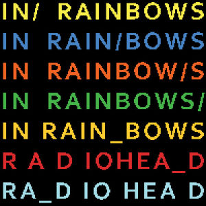 radiohead,album,music,design,in rainbows