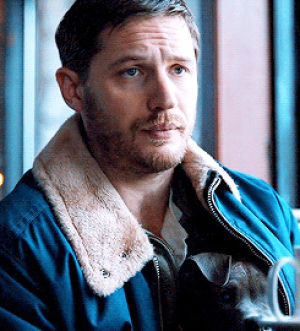 tom hardy,the drop,tomhardyedit,hardyedit,puppy with a puppy