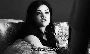 aria montgomery,pretty little liars,tv,love,black and white,cute,pll,sweet,black,white,lucy hale,top,500,love quotes,i love it,sodkie kamstewka