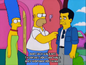 mel gibson,homer simpson,marge simpson,episode 1,angry,mad,season 11,point,done,11x01,front door